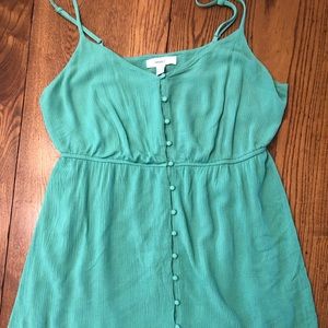 Forever 21 green summer mini dress